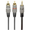 Gembird CCA-352-1.5M 3.5 mm stereo to 2xRCA cable 1.5 m