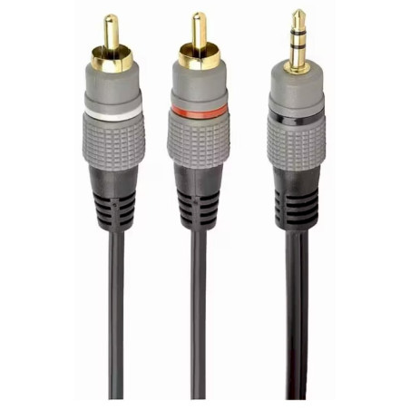 Gembird CCA-352-2.5M Audio Cable 3.5 mm stereo to 2x RCA 2.5m