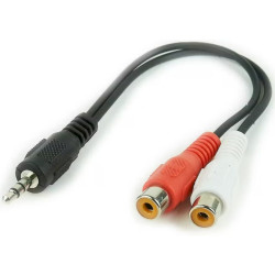 Gembird CCA-406 3.5mm Jack to 2xRCA Stereo Audio Cable 0.2m