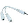 Gembird CCA-415W 3.5 mm Audio Splitter Cable