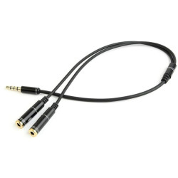 Gembird CCA-417M 3.5 mm Audio + Microphone Adapter / metal