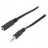 Gembird CCA-423-2M Audio Cable 3.5mm Male to 3.5mm Female 2m / black