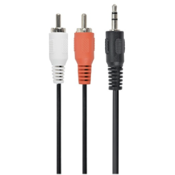 Gembird CCA-458/0.2 Audio Cable 3.5mm Jack to 2x RCA 0.2m