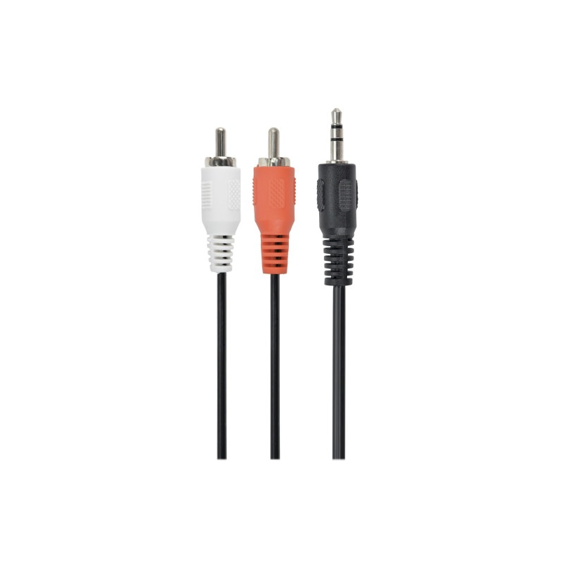 Gembird CCA-458/0.2 Audio Cable 3.5mm Jack to 2x RCA 0.2m