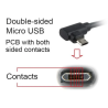 Gembird CCB-USB2-AMMDM90-6 USB-A to Micro-USB Cable 1.8m Double-Sided Right Angle