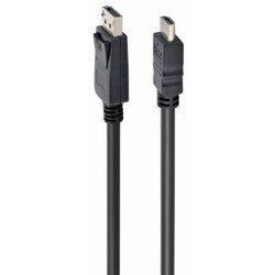 Gembird CC-DP-HDMI-5M DisplayPort to HDMI Cable 5m / black