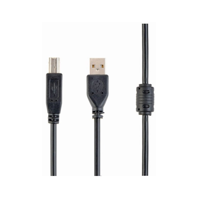 Gembird CCF-USB2-AMBM-15 USB 2.0 Cable USB-A to USB-B 4.5m / black