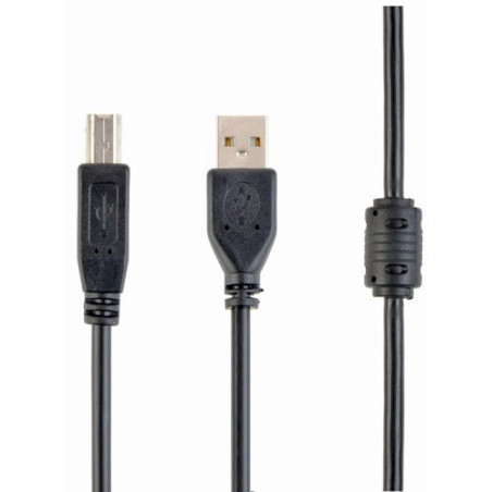 Gembird CCF-USB2-AMBM-15 USB 2.0 Cable USB-A to USB-B 4.5m / black
