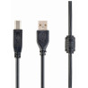 Gembird CCF-USB2-AMBM-15 USB 2.0 Cable USB-A to USB-B 4.5m / black