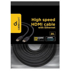 Gembird CC-HDMI4-20M HDMI Cable HDMI male to HDMI male 20m High Speed 4K / black