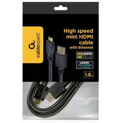 Gembird CC-HDMI4C-6 mini HDMI to HDMI Cable 1.8m