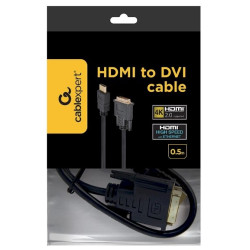 Gembird CC-HDMI-DVI-0.5M HDMI to DVI Cable 0.5 m