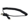 Gembird CC-LMAM-1.5M Spiral USB to Apple Lightning Cable 1.5m / black