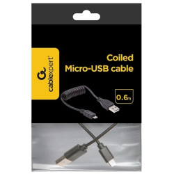Gembird CC-MUSB2C-AMBM-0.6M USB to Micro-USB Cable 0.6 m / black