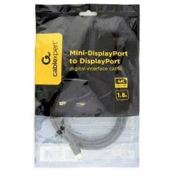 Gembird CCP-MDP2-6 Mini DisplayPort to DisplayPort Cable 1.8m 4K / black
