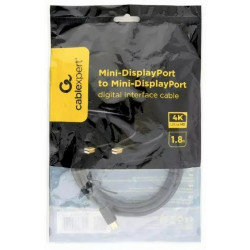 Gembird CCP-MDPMDP2-6 Mini DisplayPort to Mini DisplayPort Cable 1.8m 4K / black
