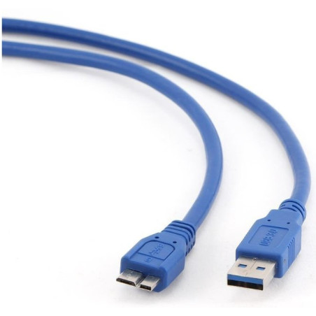 Gembird CCP-MUSB3-AMBM-10 USB 3.0 Cable USB A plug to USB B micro plug 3m / blue