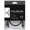 Gembird CCP-USB22-AM5P-3 USB 2.0 Cable USB A Male to Mini USB Male 0.9m / black