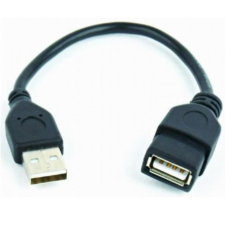 Gembird CCP-USB2-AMAF-0.15M USB 2.0 Extension Cable USB Male to USB Female 0.15m / black