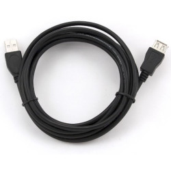 Gembird CCP-USB2-AMAF-10 USB 2.0 A-plug to A-socket Extension Cable 3m / black