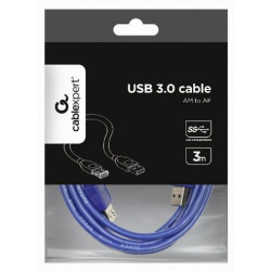 Gembird CCP-USB3-AMAF-10 USB 3.0 Cable Male - Female 3m / blue