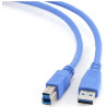 Gembird CCP-USB3-AMBM-6 USB 3.0 A to B Cable 1.8m / blue