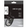 Gembird CCP-USB3-AMCM-0.5M USB 3.0 AM to Type-C Cable 0.5m / black