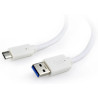 Gembird CCP-USB3-AMCM-1M-W USB-A to USB Type-C Cable 1m / white