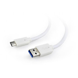 Gembird CCP-USB3-AMCM-W-0.5M USB-A to USB Type-C Cable 0.5m / white