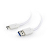 Gembird CCP-USB3-AMCM-W-0.5M USB-A to USB Type-C Cable 0.5m / white