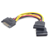 Gembird CC-SATAM2F-01 SATA Power Splitter Cable 0.15 m