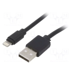 Gembird CC-USB2-AMLM-1M USB sync and charging cable 1 m / black