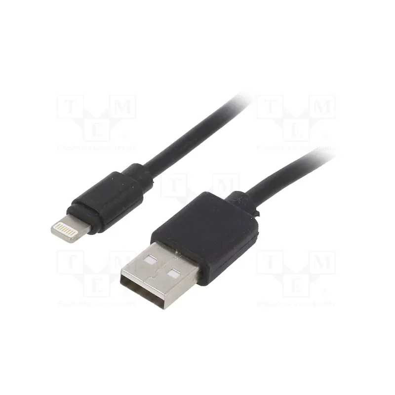 Gembird CC-USB2-AMLM-1M USB sync and charging cable 1 m / black