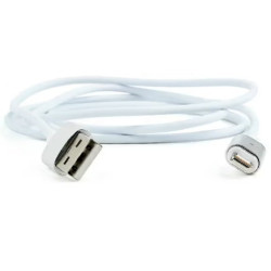 Gembird CC-USB2-AMLMM-1M Magnetic USB Cable Apple Lightning USB A 1m / silver