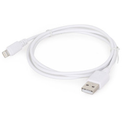 Gembird CC-USB2-AMLM-W-1M USB Cable USB Male - Apple Lightning Male 1m / white