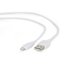 Gembird CC-USB2-AMLM-W-1M USB Cable USB Male - Apple Lightning Male 1m / white