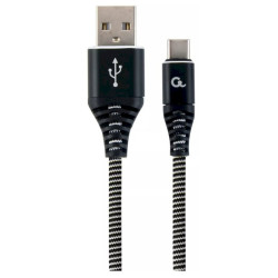 Gembird CC-USB2B-AMCM-2M-BW USB-A to USB-C Cable USB 2.0 2m / black