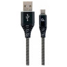 Gembird CC-USB2B-AMCM-2M-BW USB-A to USB-C Cable USB 2.0 2m / black