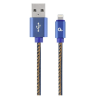Gembird CC-USB2J-AMLM-1M-BL USB Male - Lightning Male Cable Premium denim 1m / blue