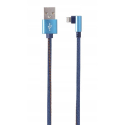 Gembird CC-USB2J-AMLML-1M-BL USB 2.0 Cable Lightning to USB 1m / blue