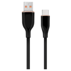 Gembird CC-USB2S-AMCM-1.5M-BK Premium Silicone USB-A to USB-C Cable 1.5m / black