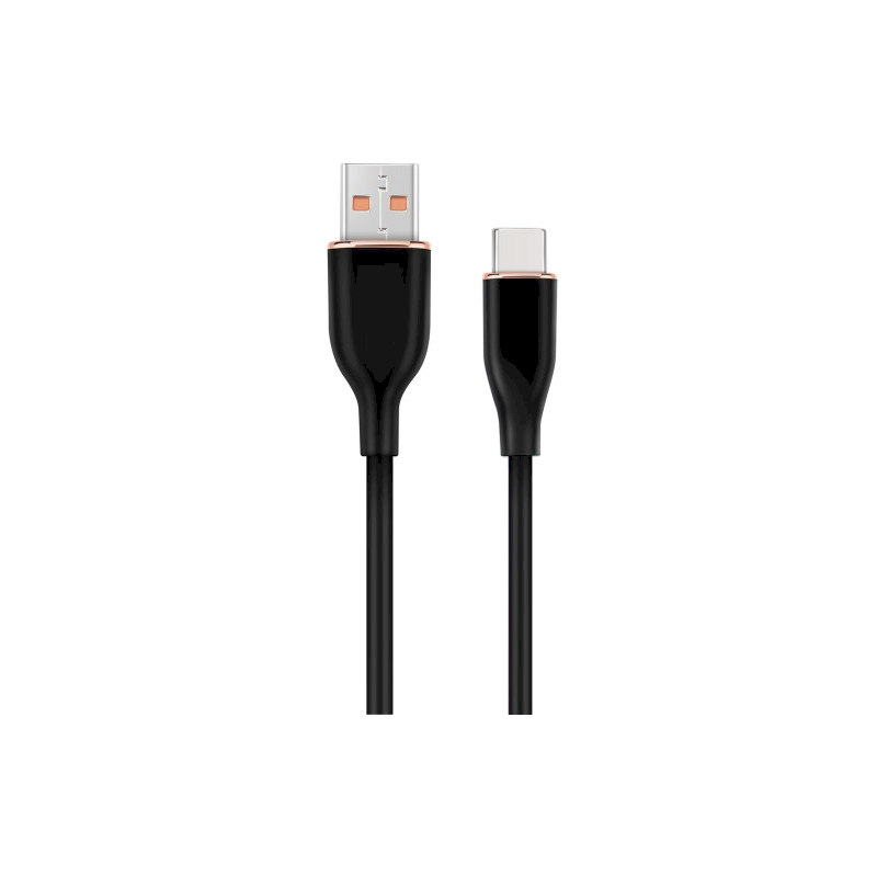 Gembird CC-USB2S-AMCM-1.5M-BK Premium Silicone USB-A to USB-C Cable 1.5m / black