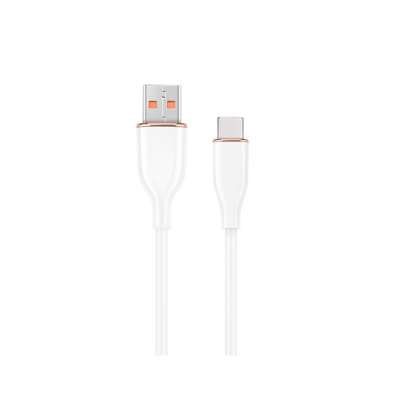 Gembird CC-USB2S-AMCM-1.5M-W Premium Silicon USB-A to USB-C Cable 1.5 m / white