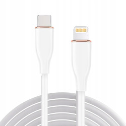 Gembird CC-USB2S-CM8PM-1.5M-W Premium USB-C to Lightning Charging & Data Cable 1.5m / white