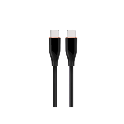 Gembird CC-USB2S-CMCM-1.5M-BK Premium Silicon USB Type-C Male - USB Type-C Male Cable 1.5m / black
