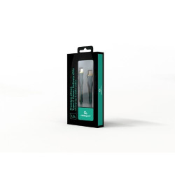 Gembird CC-USB2S-CMCM-1.5M-G Premium Silicon USB Type-C Male - USB Type-C Male Cable 1.5m / green