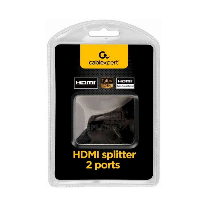 Gembird DSP-2PH4-03 HDMI Splitter 1.4 2 ports / black