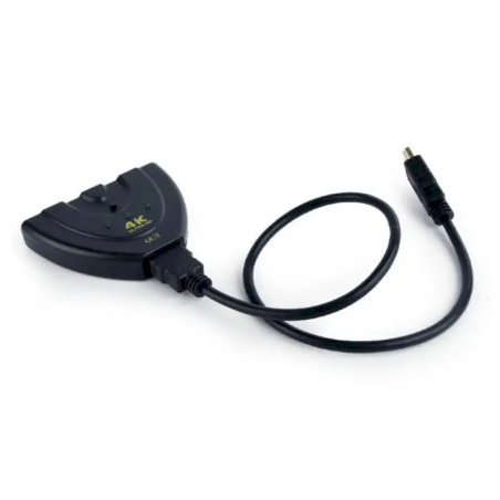 Gembird DSW-HDMI-35 HDMI Switch 3 Ports Built-in Cable / black