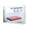 Gembird EE2-U3S-3-P External HDD Case USB 3.0 2.5" / pink