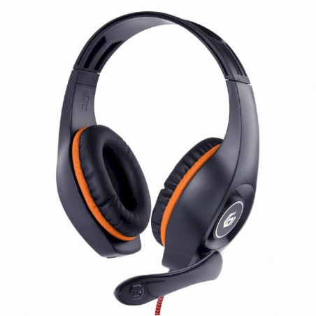 Gembird GHS-05-O Headphones with Microphone / orange-black